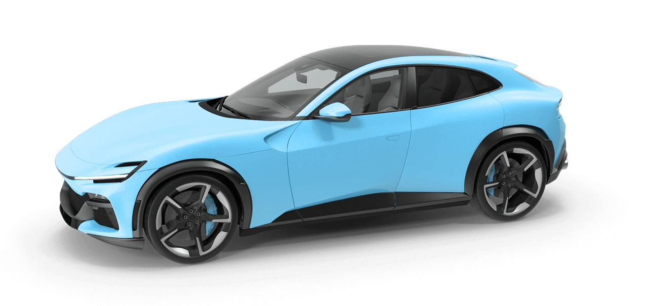 Crossover Sports Car Yellow